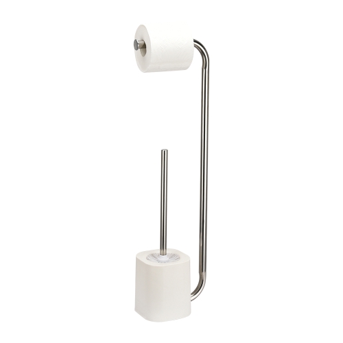 Stainless steel toilet TPR silicone brush paper stand with reserve