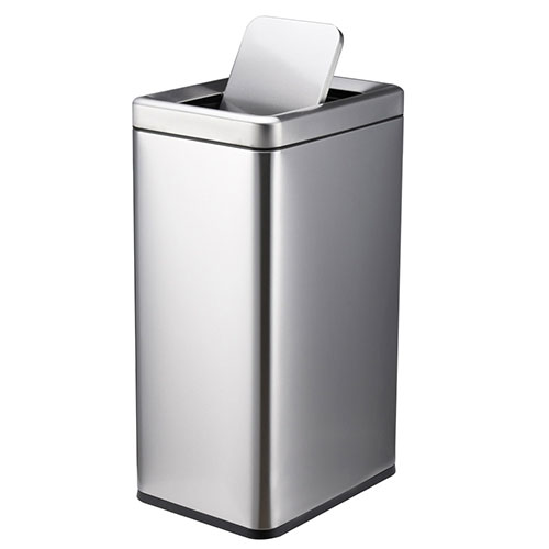 Commercial 40L stainless steel lobby dustbin