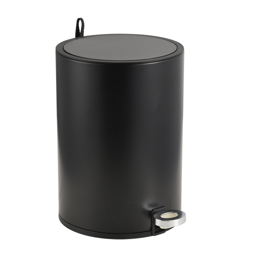 ABS thin lid soft close bathroom trash can